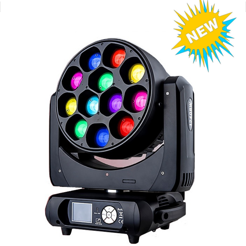 12PCS 40W PIXEL CONTROL BEAM AND ZOOM MOVING HEAD LIGHT(HPC-861)