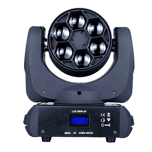 LED 6PCS 15W BEE EYE BEAM MOVING HEAD LIGHT(HPC-860)